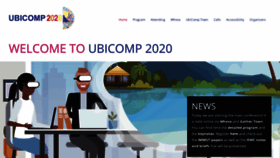 What Ubicomp.org website looked like in 2020 (3 years ago)