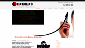 What Unimens.com website looked like in 2020 (3 years ago)