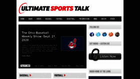 What Ultimatesportstalk.com website looked like in 2020 (3 years ago)