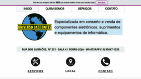 What Universodasfontes.com.br website looked like in 2020 (3 years ago)