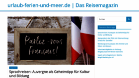 What Urlaub-ferien-und-meer.de website looked like in 2020 (3 years ago)