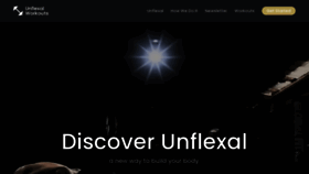 What Unflexal.com website looked like in 2020 (3 years ago)