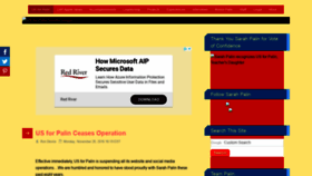 What Us4palin.com website looked like in 2020 (3 years ago)