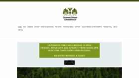 What Untermyergardens.org website looked like in 2020 (4 years ago)
