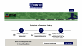 What Uwvcpickupservice.org website looked like in 2020 (3 years ago)