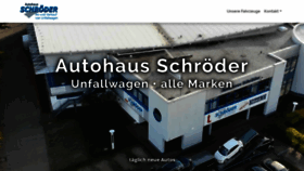 What Unfallauto-schroeder.de website looked like in 2020 (3 years ago)