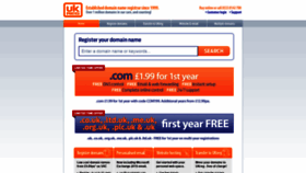 What Ukreg.com website looked like in 2020 (3 years ago)