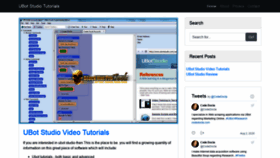 What Ubotstudiotutorials.com website looked like in 2020 (4 years ago)