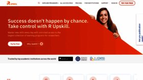 What Upskill.researcher.life website looked like in 2020 (3 years ago)