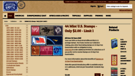 What Usamintstamps.com website looked like in 2020 (3 years ago)