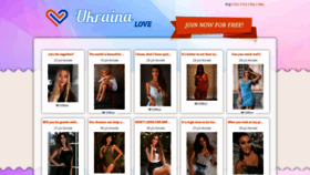 What Ukraina-love.com website looked like in 2020 (3 years ago)