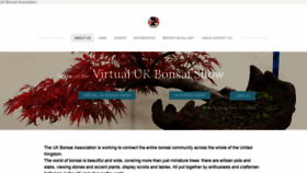 What Ukbonsaiassoc.org website looked like in 2020 (3 years ago)