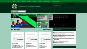 What Unwaha.ac.id website looked like in 2020 (3 years ago)