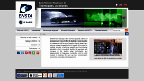 What Uei.ensta-paristech.fr website looked like in 2020 (3 years ago)