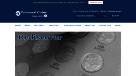 What Universalcoins.ca website looked like in 2020 (3 years ago)