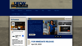 What Ufcwlocal1546.org website looked like in 2020 (3 years ago)