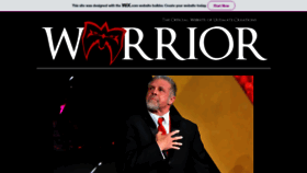 What Ultimatewarrior.com website looked like in 2020 (3 years ago)