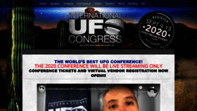 What Ufocongress.com website looked like in 2020 (3 years ago)