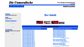 What Unmoralische.de website looked like in 2020 (3 years ago)