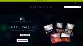 What Urbandecay.de website looked like in 2020 (3 years ago)
