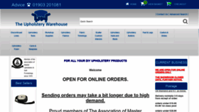What Upholsterywarehouse.co.uk website looked like in 2020 (3 years ago)