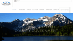 What Utahcounty.gov website looked like in 2020 (3 years ago)