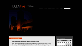What Uclalive.org website looked like in 2020 (3 years ago)