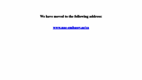 What Uae-embassy.com website looked like in 2020 (3 years ago)