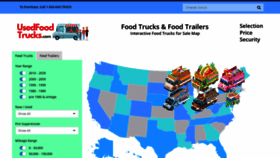 What Usedfoodtrucks.com website looked like in 2020 (3 years ago)