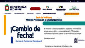 What Unicaribe.edu.do website looked like in 2020 (3 years ago)