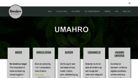 What Umahro.dk website looked like in 2020 (3 years ago)