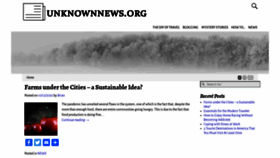 What Unknownnews.org website looked like in 2020 (3 years ago)