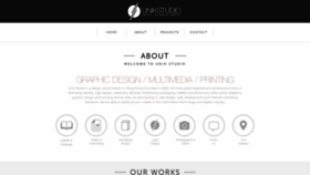 What Unikstudiohk.com website looked like in 2020 (3 years ago)