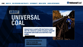 What Universalcoal.com website looked like in 2020 (3 years ago)