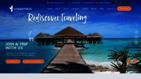 What Urbanyatra.com website looked like in 2020 (5 years ago)