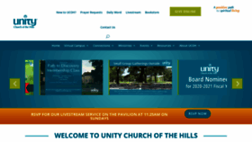 What Unityhills.org website looked like in 2020 (3 years ago)