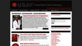 What Usafaikidonews.com website looked like in 2020 (3 years ago)