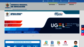 What Ugelascope.gob.pe website looked like in 2020 (3 years ago)