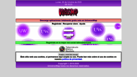 What Universowap.com website looked like in 2020 (3 years ago)