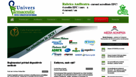 What Universfarmaceutic.ro website looked like in 2020 (3 years ago)