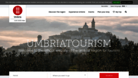 What Umbriatourism.it website looked like in 2020 (3 years ago)