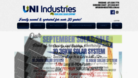 What Uni-industries.com.au website looked like in 2020 (3 years ago)