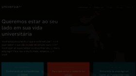 What Universia.com.br website looked like in 2020 (3 years ago)