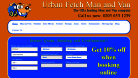 What Urbanfetchmanandvan.com website looked like in 2020 (4 years ago)