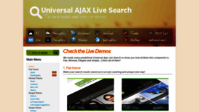 What Universalajaxlivesearch.demo.offlajn.com website looked like in 2020 (3 years ago)