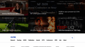 What Uqfire-news.org website looked like in 2020 (3 years ago)