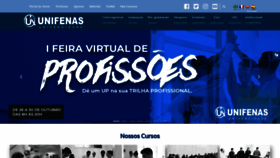 What Unifenas.br website looked like in 2020 (3 years ago)