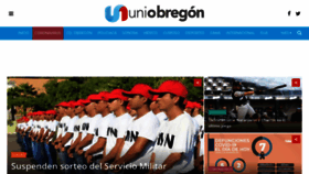 What Uniobregon.com website looked like in 2020 (3 years ago)