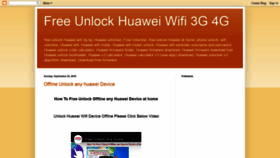 What Unlock3g4ghuawei.blogspot.com website looked like in 2020 (3 years ago)