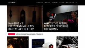 What Uscombatsports.com website looked like in 2020 (5 years ago)